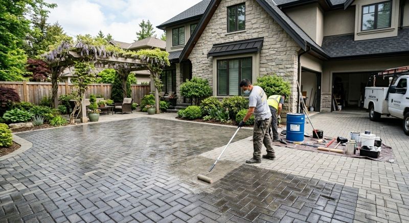 Concrete Patio Sealing in Bellevue, WA