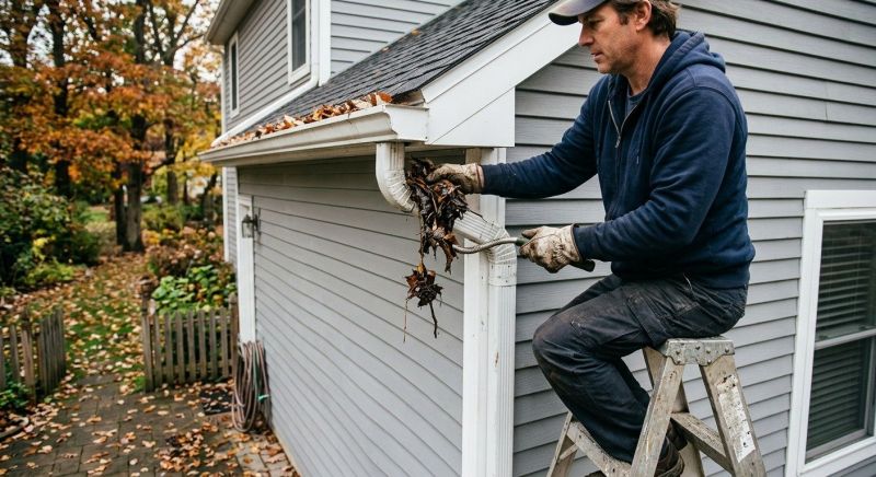 Downspout Blockage Removal in Long Island, NY