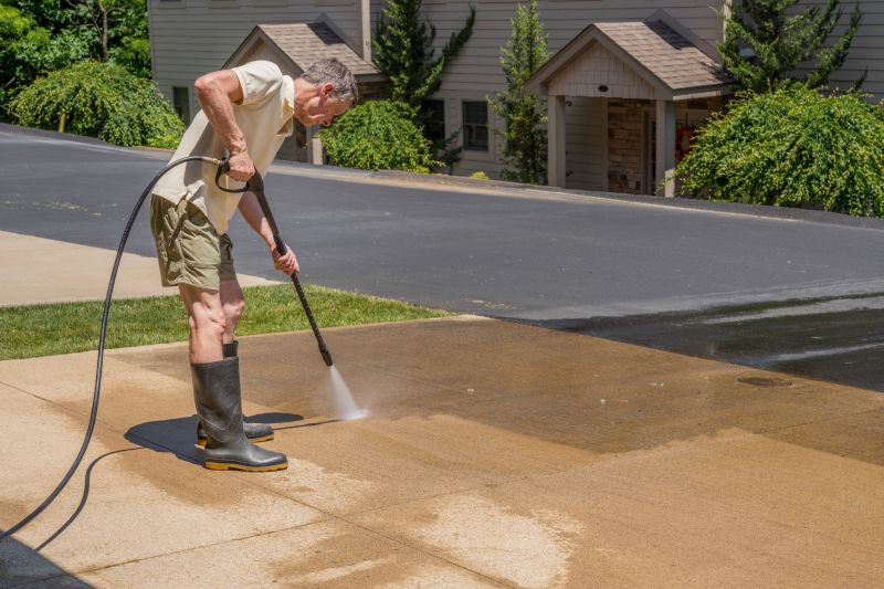 Driveway Cleaning Process