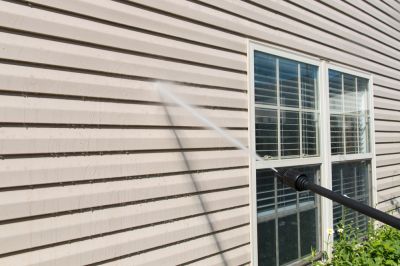 Power Washing a Building!