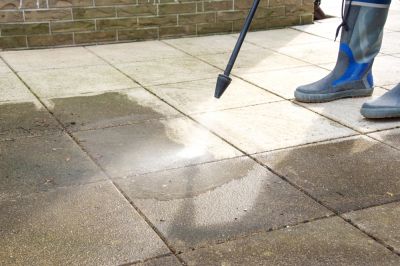 Power Washing Concrete!